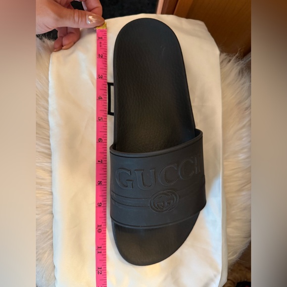Men’s Gucci Logo Slides - Picture 13 of 14